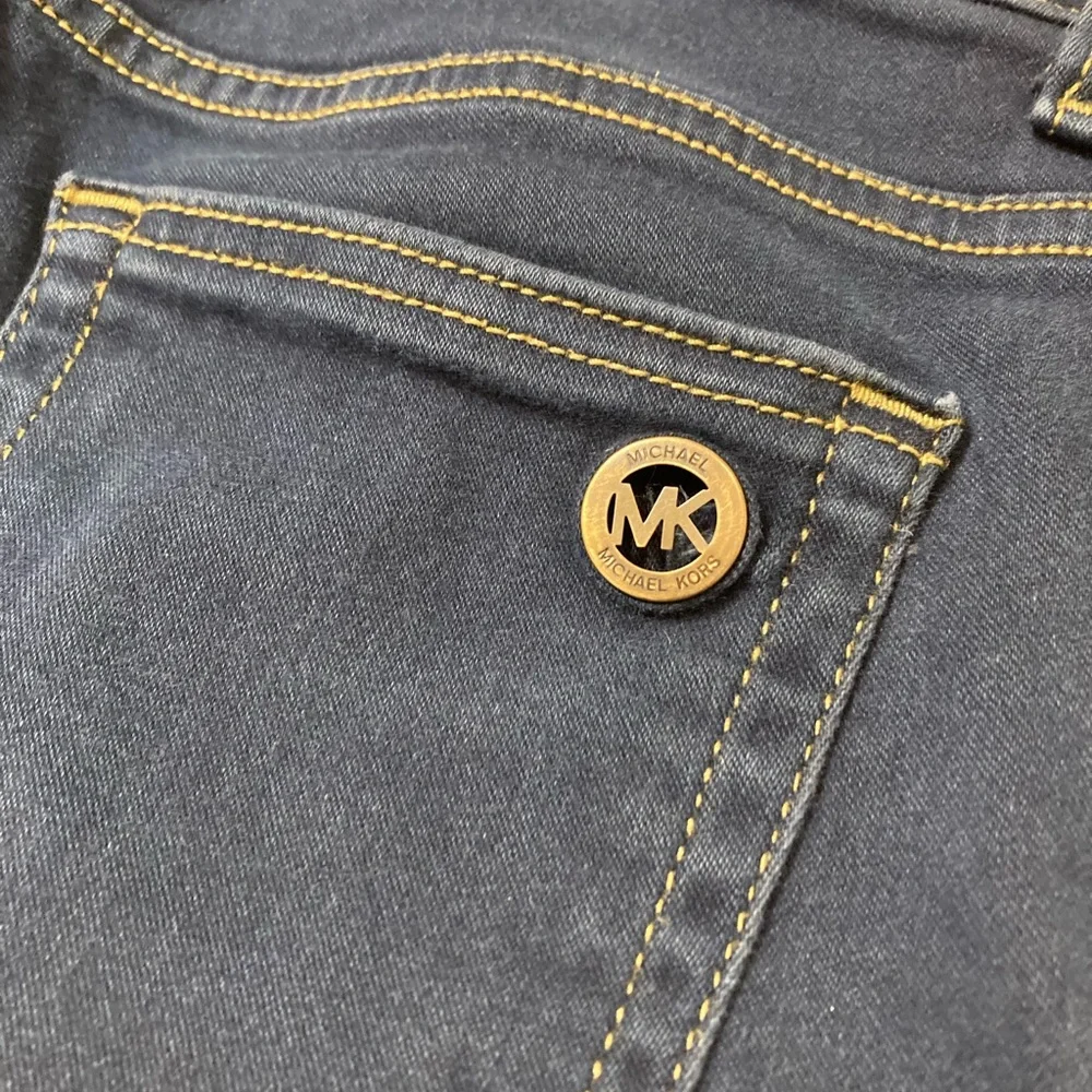 MICHAEL Michael Kors | Women’s Izzy Skinny Dark Wash Jeans - Picture 7 of 11